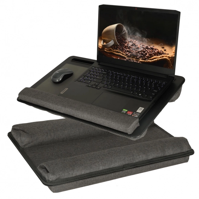 Laptopasztali állvány fekete