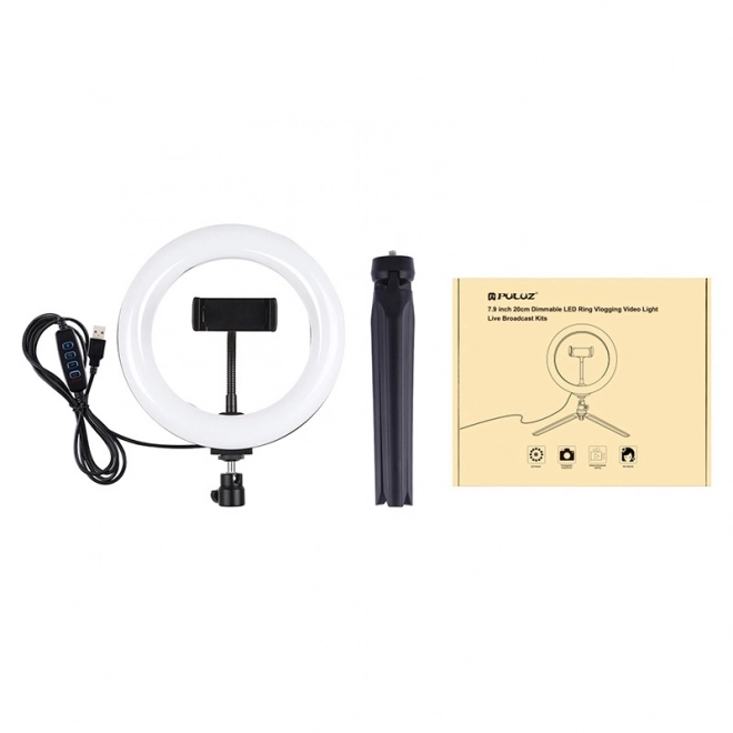 Puluz LED körlámpa állvány tartóval