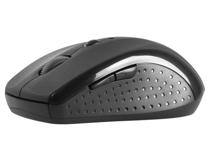 Fekete, ergonomikus vezeték nélküli MYSZ egér
