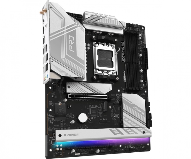 B850 pro RS WiFi alaplap 4 DDR5 ATX csatlakozással