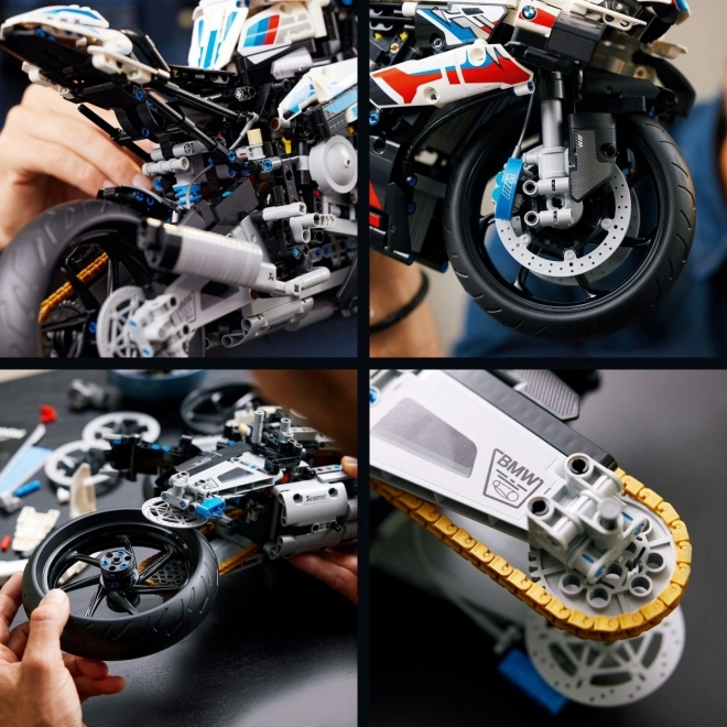 Lego technic bmw m 1000 rr motorkerékpár modell
