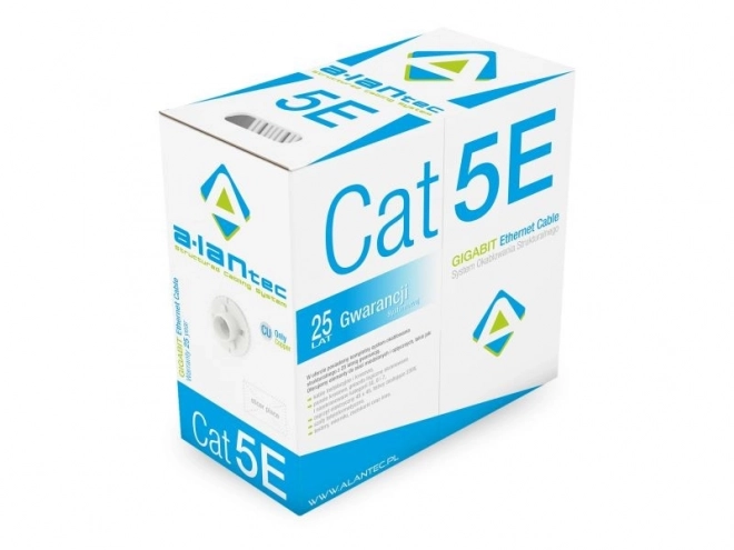 Alantec F/UTP Kategória 5E Eca LSOH 305m kábel - 25 év garancia