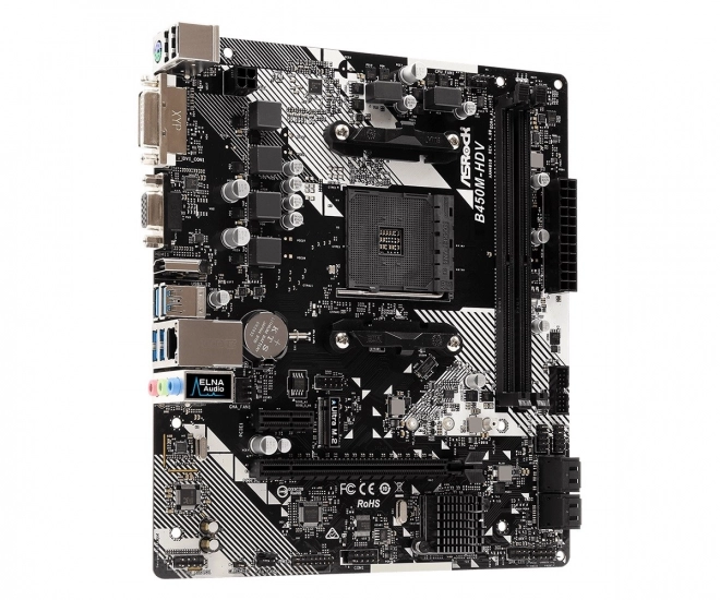 AsRock B450M-HDV alaplap AMD AM4 foglalattal