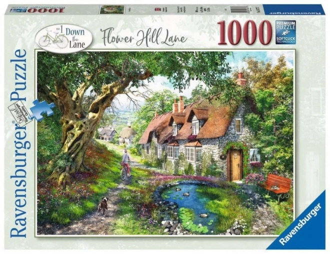 Ravensburger - 1000 darabos 2D puzzle: Virágok között vezető út