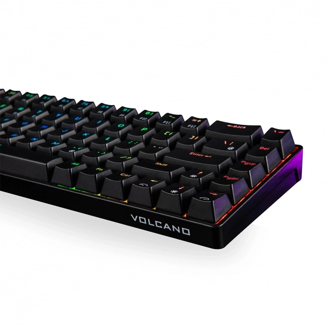 Vezeték nélküli gamer billentyűzet színes háttérvilágítással