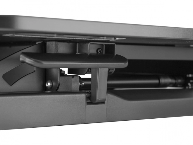 Ergonómikus asztali állvány: 950x615x106-460 mm, állítható, fekete
