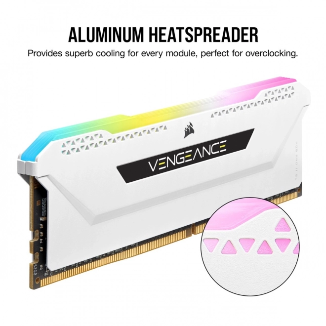 Vengeance RGB PRO SL 16GB DDR4 memória, fehér