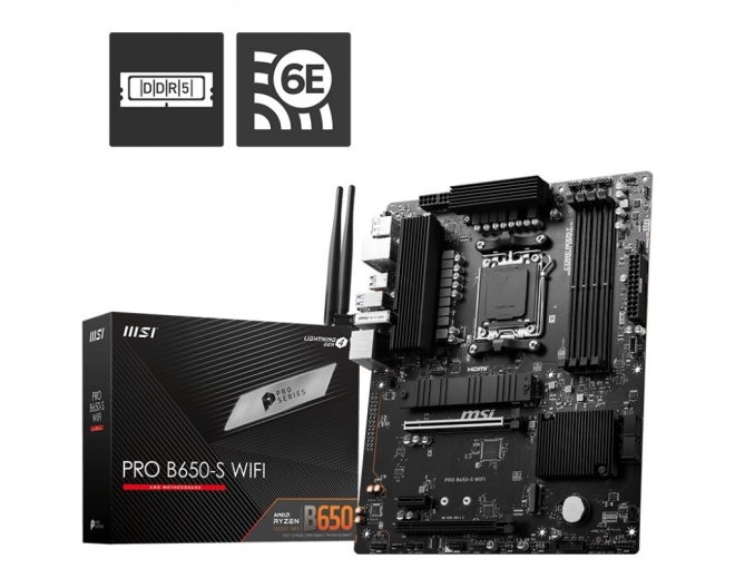 Pro B650-S WiFi alaplap DDR5 támogatással