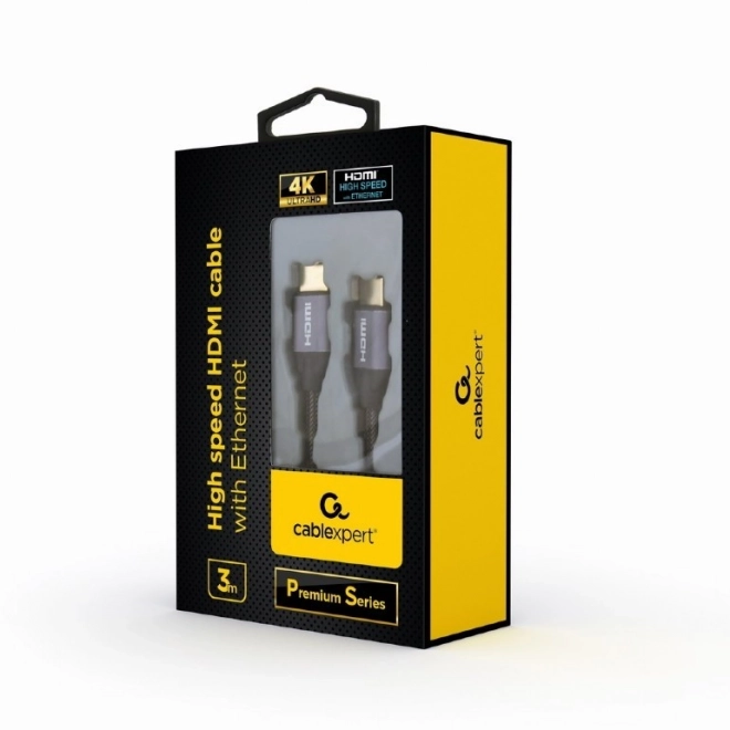 Hdmi kábel nagysebességű ethernettel prémium 3m