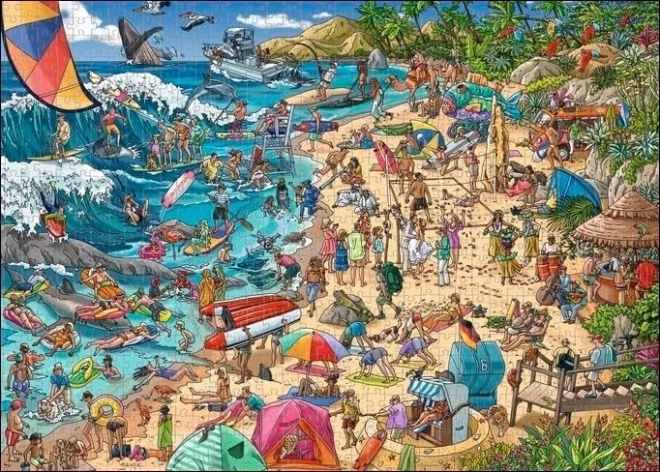 Tengerparti puzzle 1000 darabbal