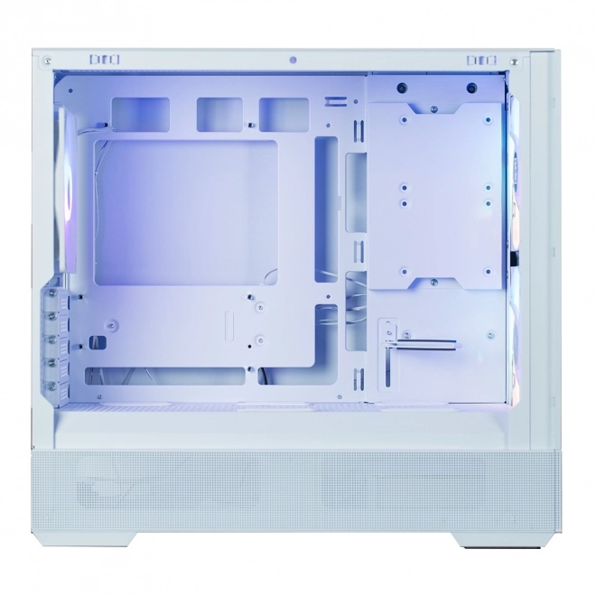 Fehér mATX Mini Torony P30 Air ARGB Ventilátorokkal