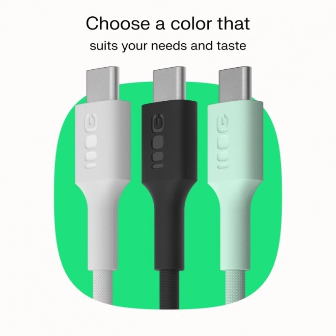 Usb-c - usb-c kábel PowerStream 100W fehér, 1,2m