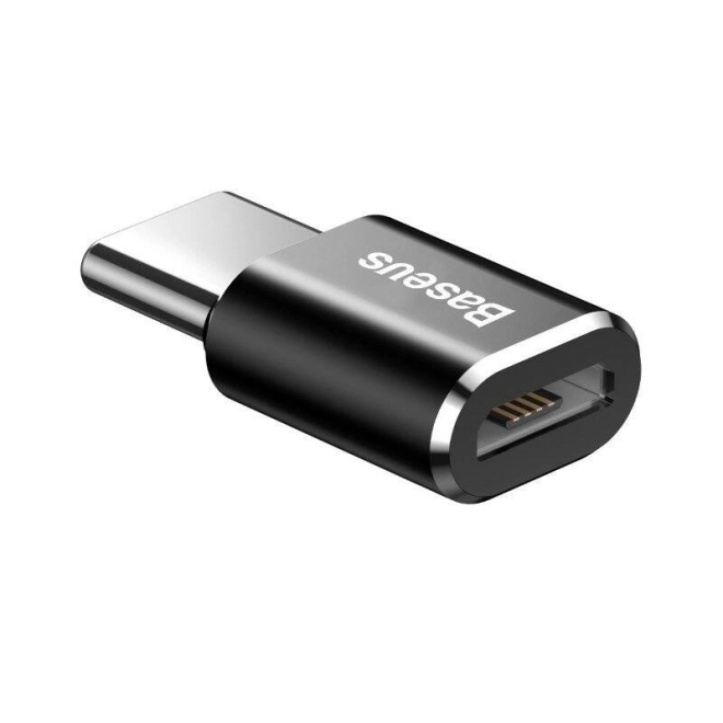 adapter micro usb usb-c fekete