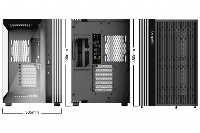 Light Base 600 DX számítógépház - fekete