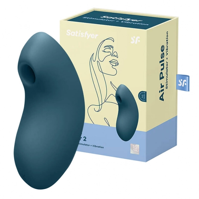 Satisfyer vulva lover 2 klitoris masszírozó (kék)