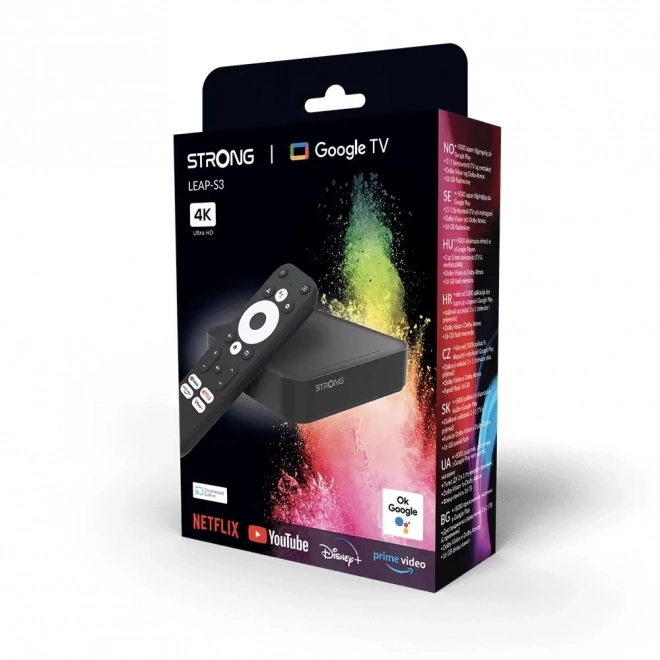 Ultra HD 4K médialejátszó Strong Leap S3