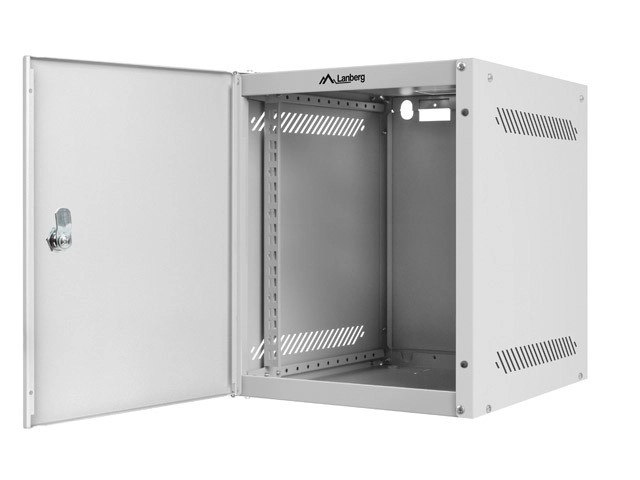 Lanberg 10 hüvelykes fali rack szekrény, szürke