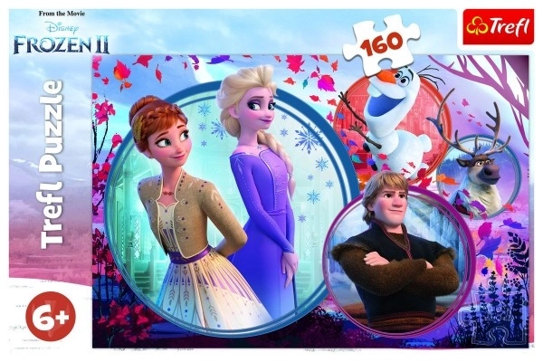 Puzzle - Frozen 2: Nővéri kaland (160 darabos)