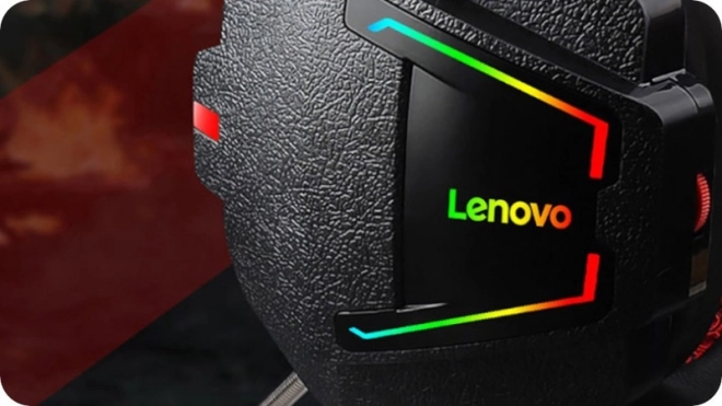 Lenovo játék fejhallgató RGB fénnyel és mikrofonnal