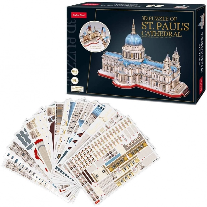 Szent Pál-katedrális 3D puzzle - 643 darab