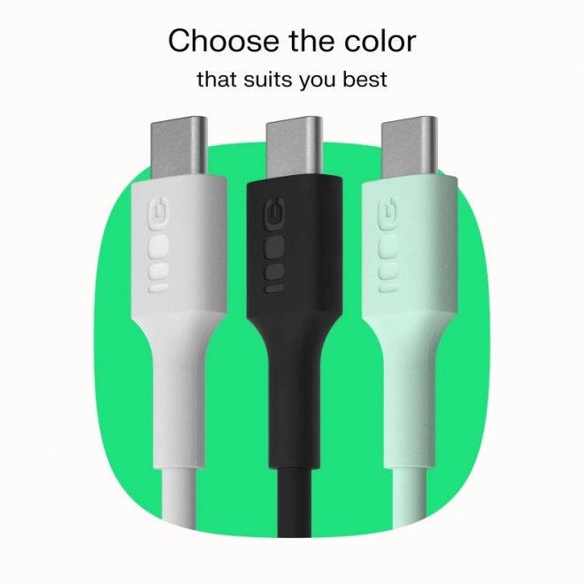 PowerFlex USB-C-USB-C kábel fehér