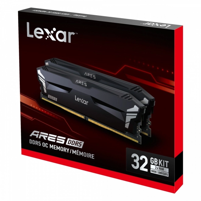 Lexar ARES RGB DDR5 32GB 6000MT/s memória