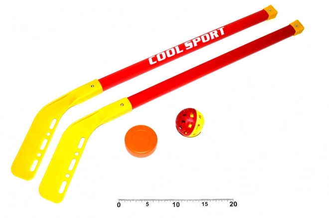 Hokiütők koronggal 75 cm