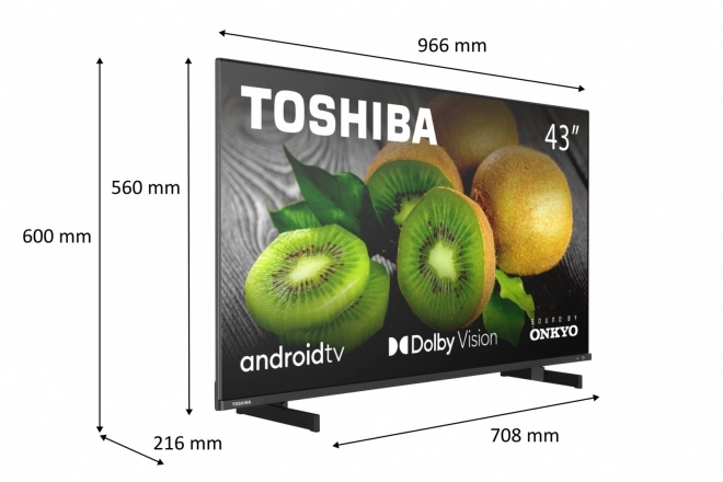 43 hüvelykes LED TV 43UA5D63DG