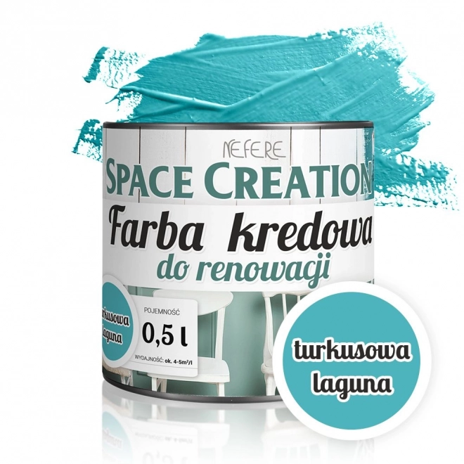 Space Creation falújító festék - türkiz lagúna