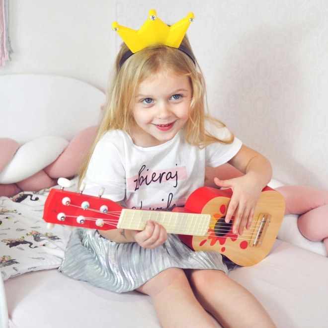 Fa gitár 52cm pengetővel