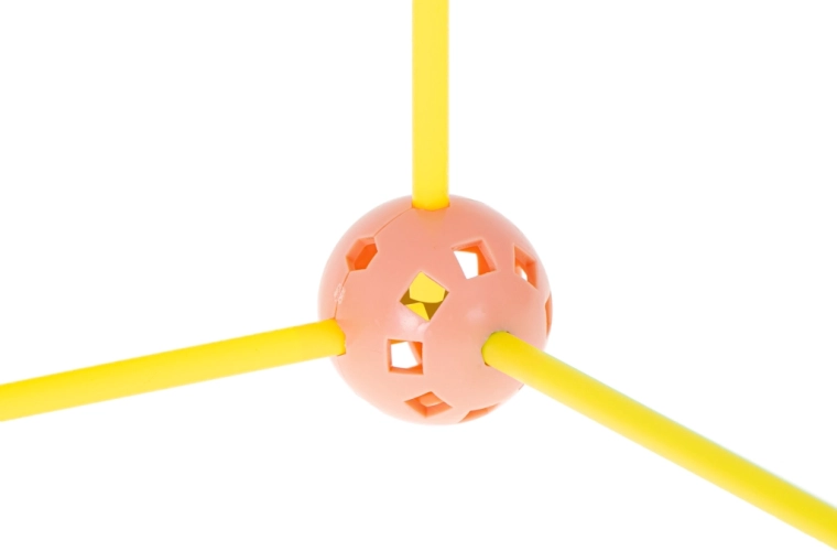 Színes összekötő golyók