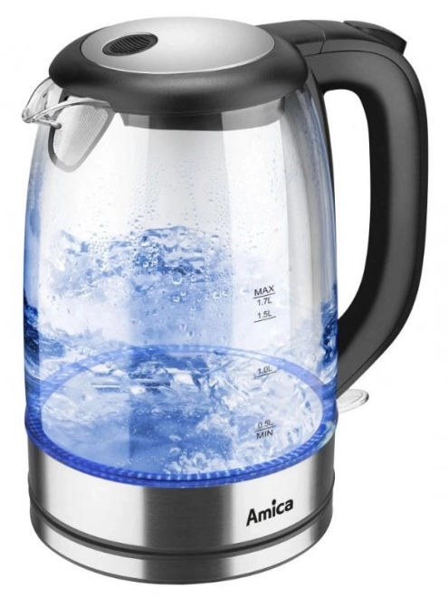 Üveg vízforraló 1,7l