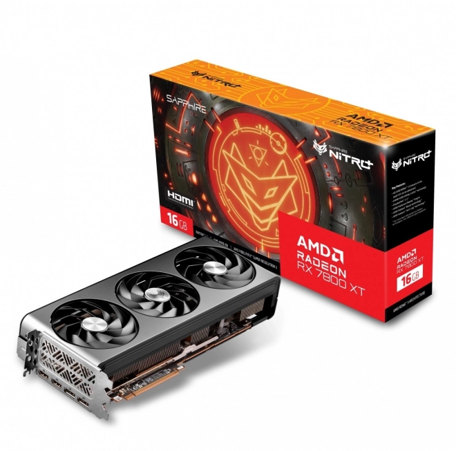 Grafikus kártya Sapphire Radeon RX 7800 XT Nitro+