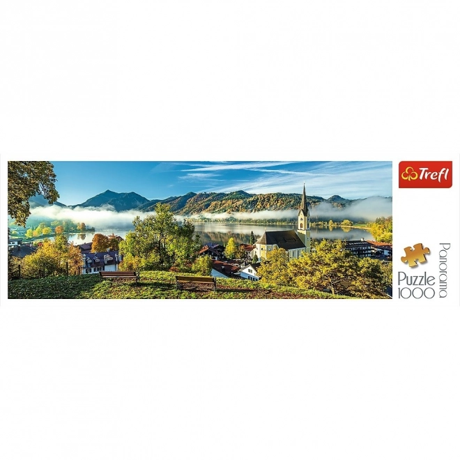 Trefl panorámás puzzle Schliersee-tó, Németország 1000 darabos