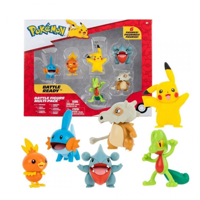 Pokémon figurakészlet 6 darab