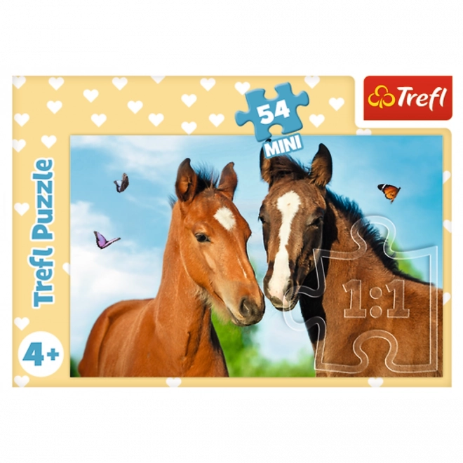 Állatkölykök minipuzzle 54 darabos készlet