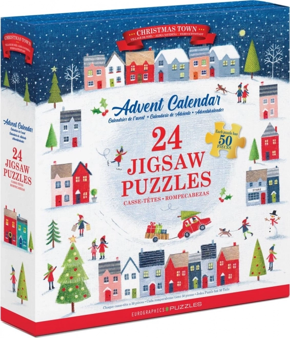 Eurographics puzzle adventi naptár – Karácsonyi város