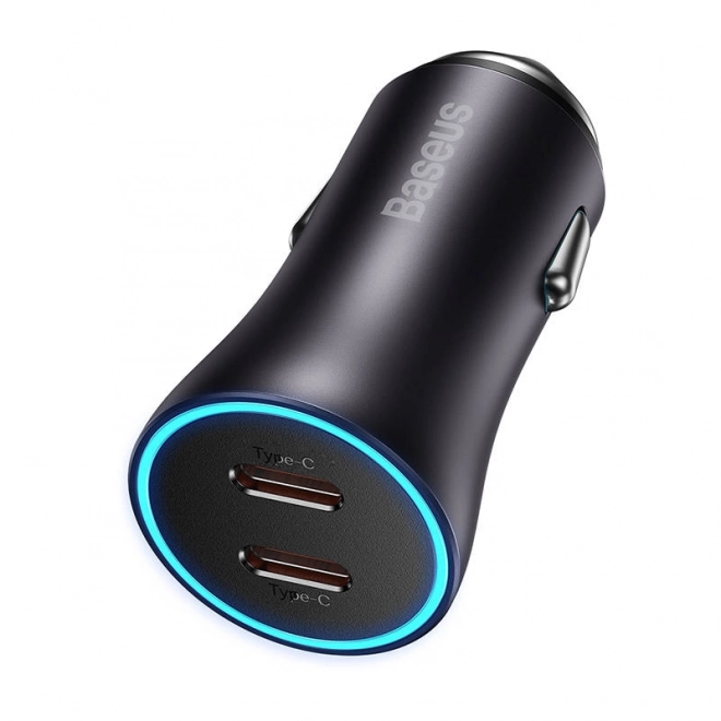 baseus autós töltő 2x usb-c 40 w