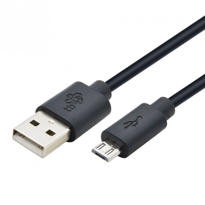 Fekete USB-Micro USB kábel 1,8m