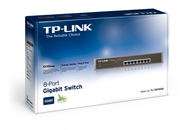 8 portos gigabites hálózati kapcsoló TP-LINK TL-SG1008