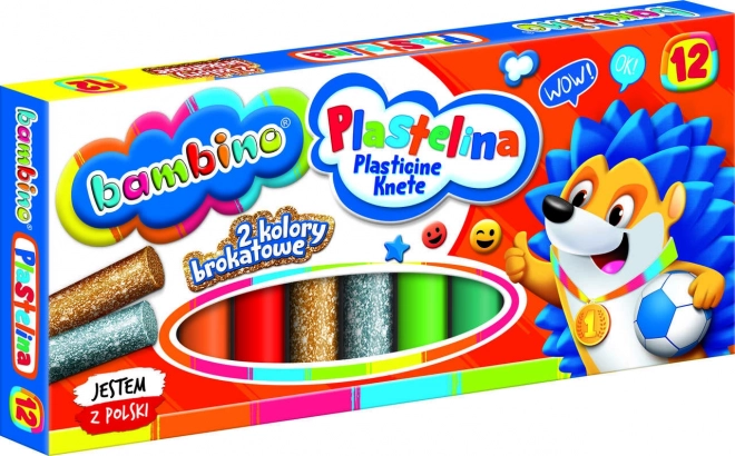 Plastilina, 12 szín BAMBINO