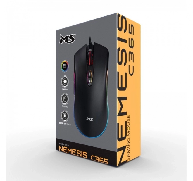 Prémium MS gaming egér RGB LED megvilágítással