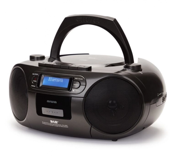 Hordozható Boombox DAB + CD/MP3/USB/TAPE/BT lejátszó