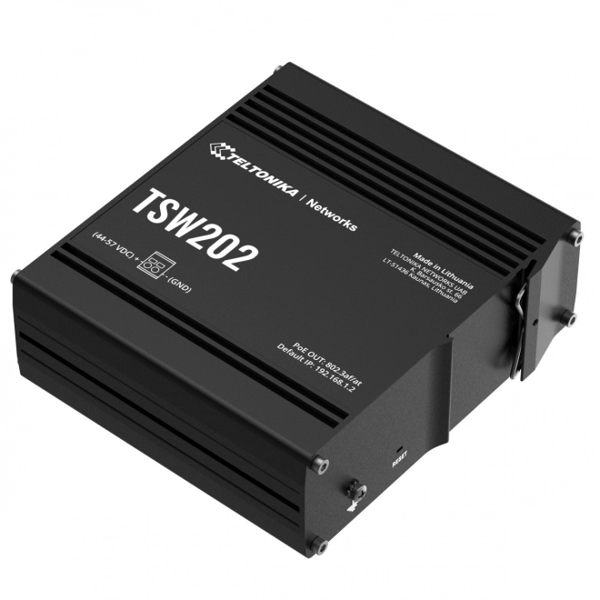 Ipari Vezérelt Switch TSW202 2xSFP 8xPoE+ L2/L3