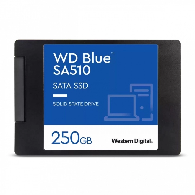 256 GB-os kék SSD 2,5 hüvelykes