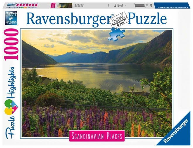 Norvég fjord puzzle - Ravensburger 1000 darabos