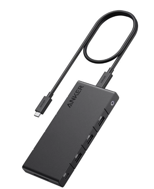 Usb-c Duo Kijelző Hub 10 az 1-ben 2x 4K HDMI fekete