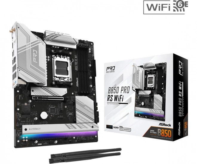 B850 pro RS WiFi alaplap 4 DDR5 ATX csatlakozással