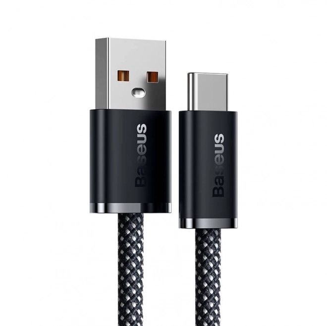 usb-a usb-c kábel baseus dynamic series 100w 2m fekete