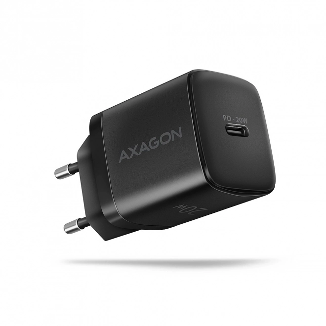 Kompakt gyors töltő AXAGON 20W USB-C csatlakozóval